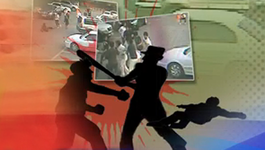 대낮에 만취한 공무원 2명이 시민 폭행