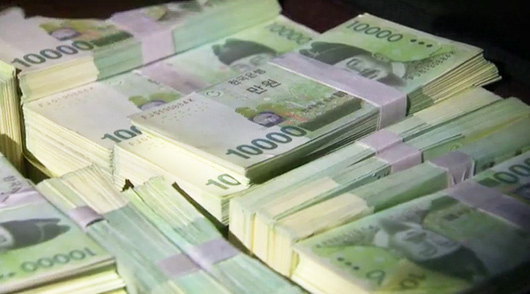 한수원 간부 자택서 억대 현금뭉치 발견