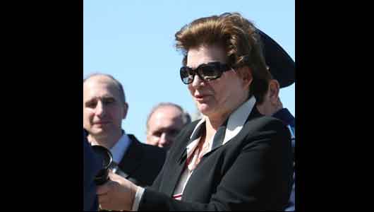 첫 여성 우주인 소치 올림픽 성화 주자로 선정