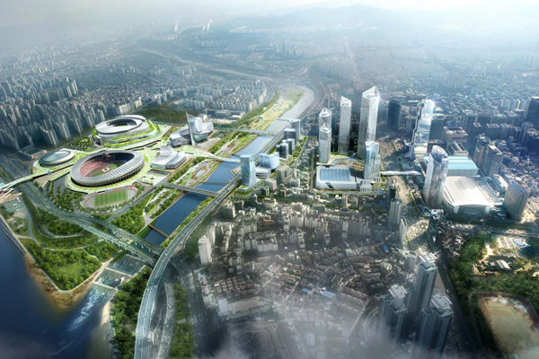 서울시 코엑스 일대 국제교류 복합지구 조성