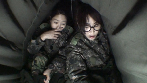 진짜 사나이 여군 특집 최초로 혹한기 유격 훈련의 꽃 야외 숙영 실시