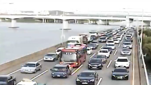 9월 올림픽대로강변북로 지정차로 위반 단속