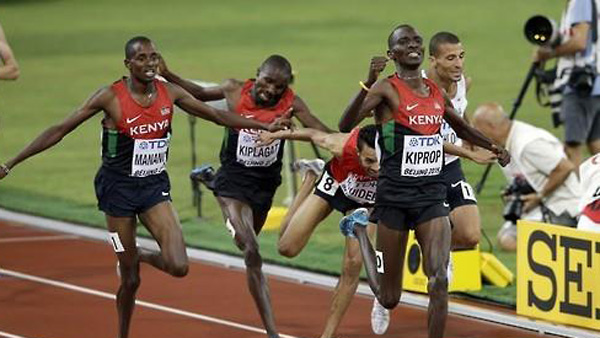 세계육상 케냐 킵로프 남자 1500m 대회 3연패