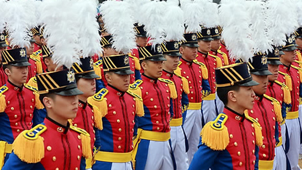 육사 제76기 신입생도 287명 입학식 거행