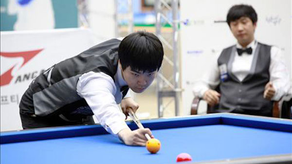 당구천재 김행직 LG유플러스와 후원협약