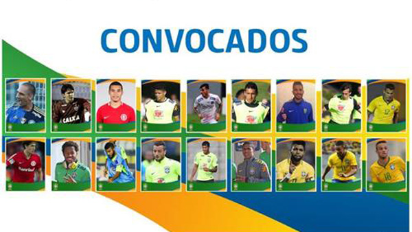 브라질축구 네이마르 포함한 올림픽 최종명단 확정