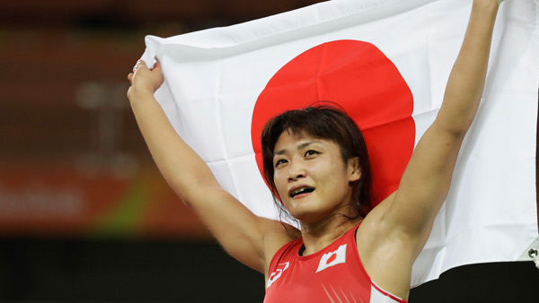 일본여자 레슬링 첫날 금 3개 싹쓸이국가순위 급상승