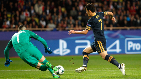 손흥민 65분 토트넘 모나코에 패조별리그 탈락