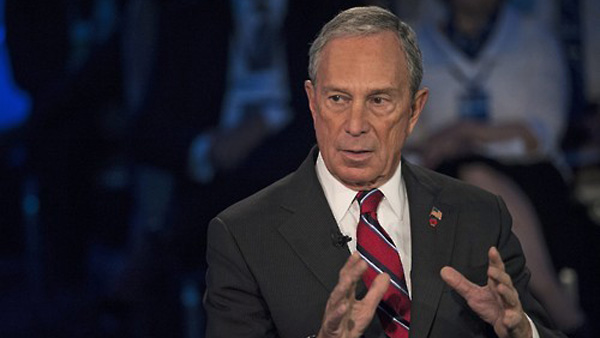 블룸버그 대선 불출마 "나가면 트럼프크루즈만 도와주는 셈"