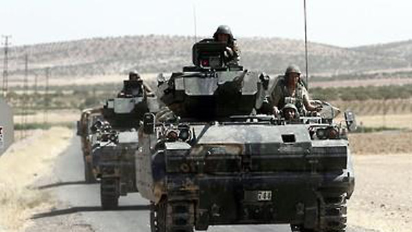 터키군 시리아 군사작전서 첫 사상자 1명 사망3명 부상