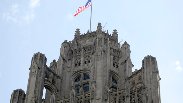 美시카고 상징 건축물 '트리뷴 타워', LA 자본에 매각