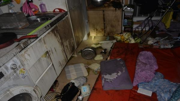 방향제 만들려고 소주 끊이다가 화재1명 부상