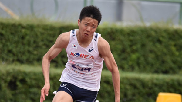 신민규 아시아청소년육상 남자 200m 금메달