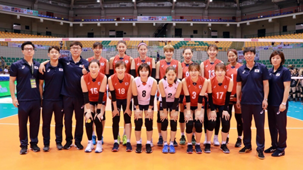 한국 여자배구 아시아선수권서 중국 꺾고 동메달