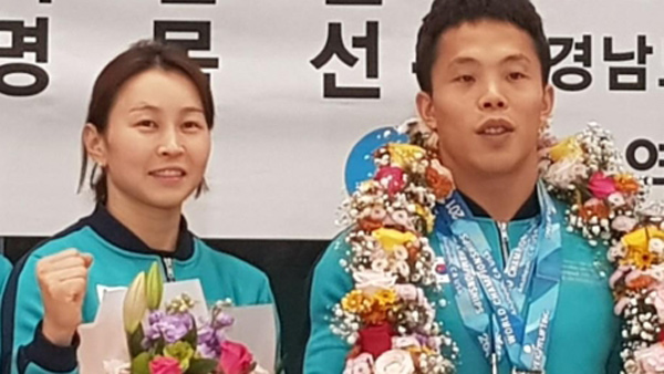 국가대표 부부 역사 윤진희 "올해는 내가 원정식의 아내"