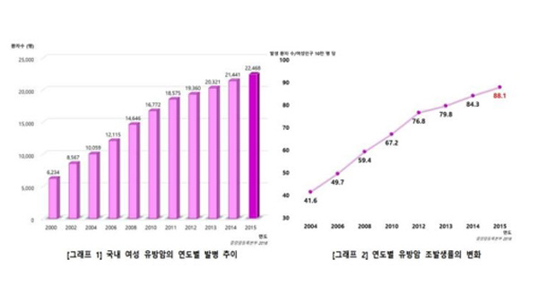 유방암 환자 10년 생존율 85 육박삶의질 개선 숙제