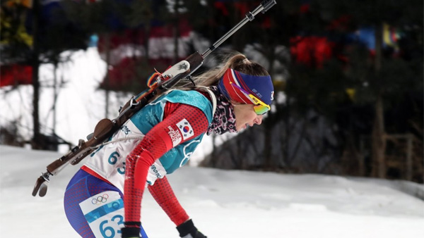 평창 러시아 귀화 선수 아바쿠모바 바이애슬론 개인 16위