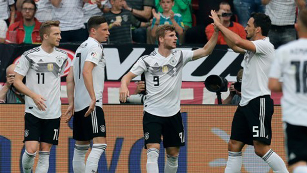 독일 사우디아라비아와 평가전서 2대1 승리