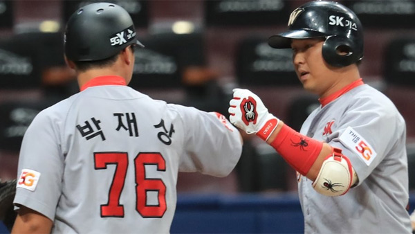 최정 시즌 2627호 연타석 홈런홈런 선두 탈환