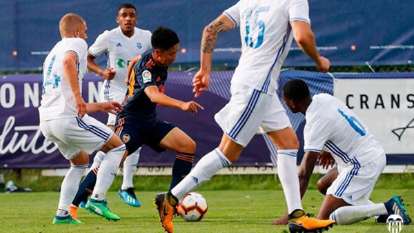 이강인 프리시즌 경기서 발렌시아 1군 데뷔