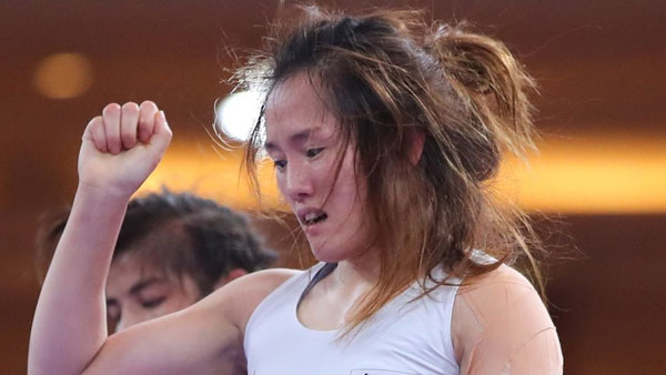 AG 여자 레슬링 김형주 패자부활전 거쳐 동메달 획득