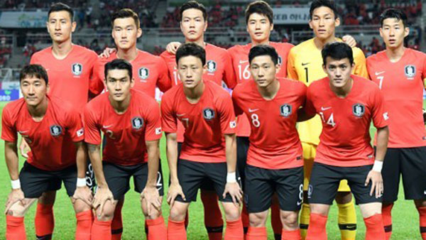 한국축구 FIFA랭킹 두 계단 오른 55위프랑스벨기에 공동1위