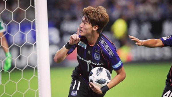 감바 오사카 황의조 15호 골J리그1 득점 3위 우뚝