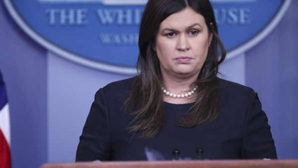 백악관 대변인 트럼프 감싸려다 실수해 사과