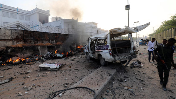 소말리아 호텔 차량폭탄 테러 사망자 39명으로 늘어