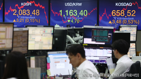 원달러 급락하자 10월 개인 달러예금 10억불보유액 최대