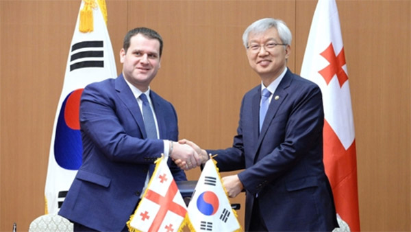 한조지아 경제협력협정 "공동사업인적교류 추진"