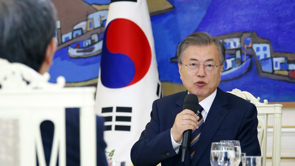 문 대통령 단도미사일 언급 해프닝  "대통령이 잘못 말씀"