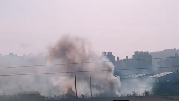 경기 김포시 고촌읍 고물상서 불