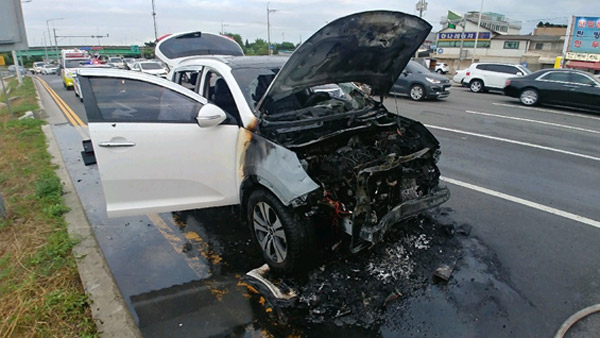 김포 도로서 차량 화재8백만 원 피해