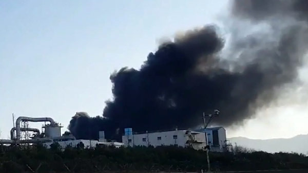 전남 광양제철소 폭발사고…5명 중경상