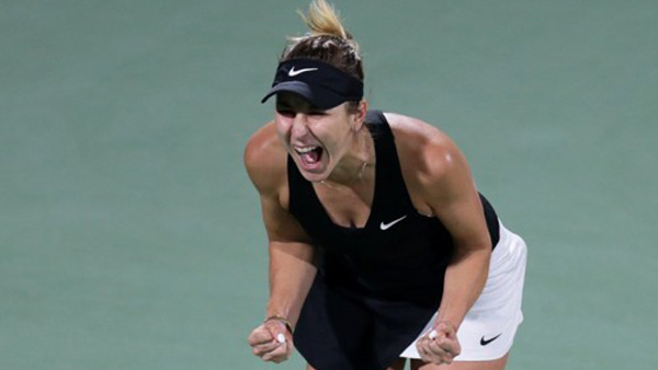 벤치치 크비토바 꺾고 3년 반 만에 WTA 투어 대회 제패