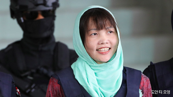 김정남 살해 혐의 베트남 여성 출소"오늘 오후 귀국"