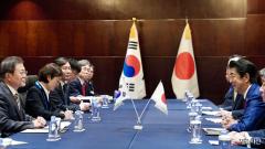 아베 문대통령과의 회담에서 "후쿠시마 이지메 적당히 괴롭혀라"