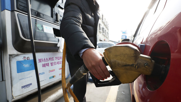 전국 휘발유 값 3주 연속 하락세