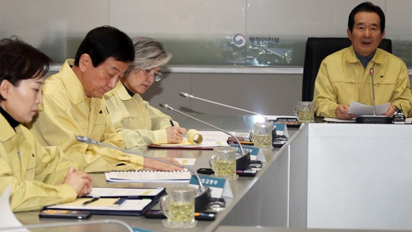 정 총리, '우한폐렴' 추가 확진에 