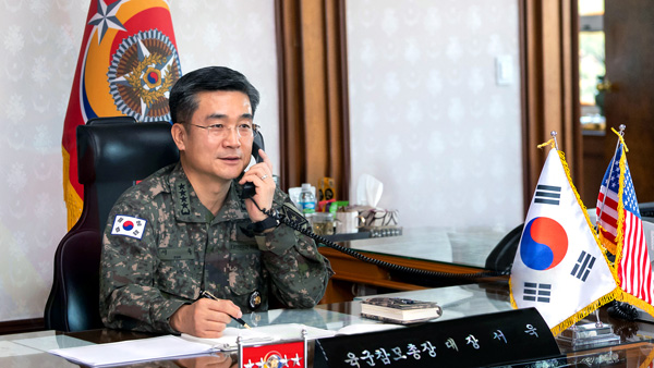 한미 안전한 바카라사이트 산타카지노 통화 "전세계 미군에 한국군 코로나 경험 공유"