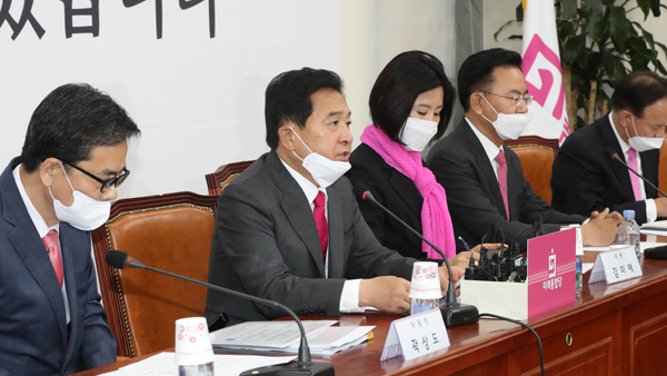 심재철 "당선자총회 다양한 의견 나와…전국위 예정대로 진행"