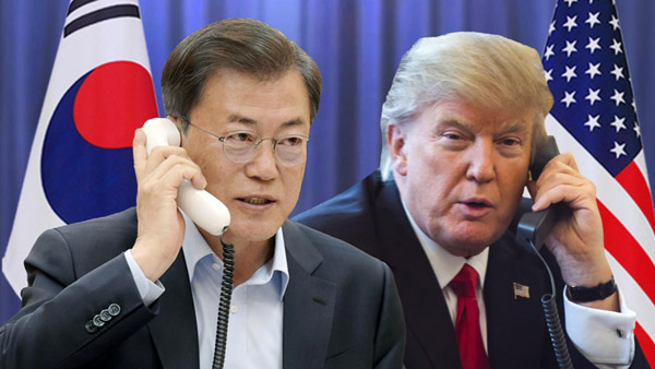문 대통령-트럼프 전화 통화…"G7 초청에 기꺼이 응할 것"