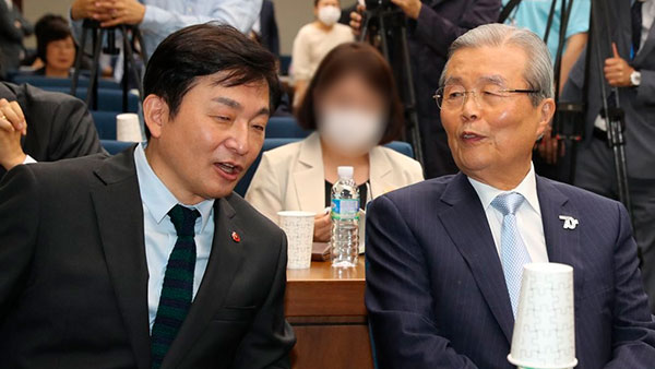 [국회M부스] '용병감독' 김종인 만난 '후보선수' 원희룡