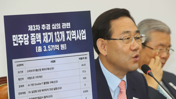 주호영 "민주당, 3차 추경에 지역예산 3천5백억원 끼워넣어"