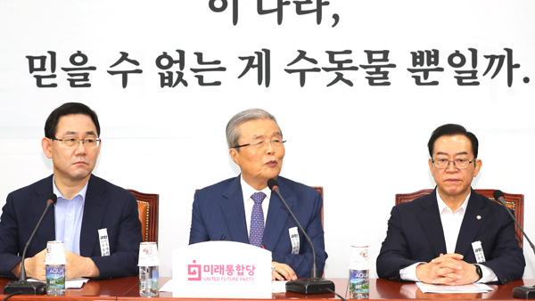 김종인 "지지율 급락하자 수도이전…정상인가"