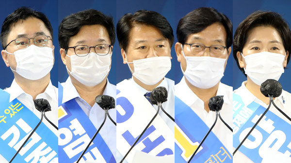 더불어민주당 신임 바카라사이트 통장 이낙연 후보 당선