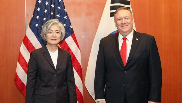 강경화·폼페이오 내달 8일 회담…한미관계·한반도 정세 논의