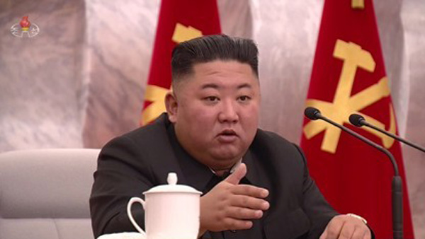 김정은, 당 정치국회의 주재…'공무원 피격사망' 언급 없어