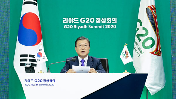 문 대통령, G20서 포용적·지속가능한 미래 논의